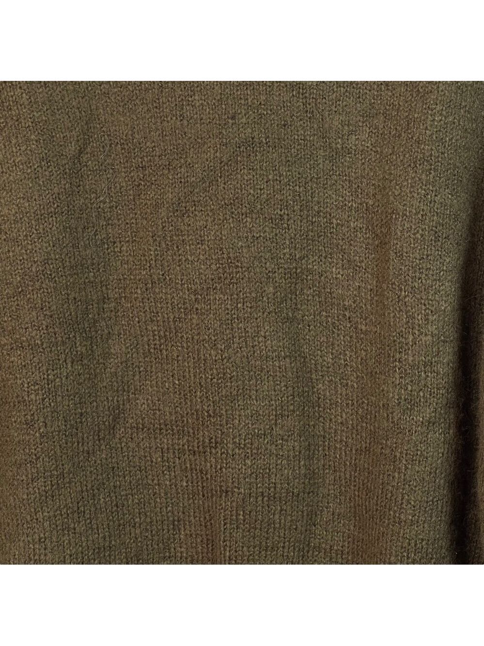MNG Mango Green Knit Wool Blend Long Sleeve Crew Neck Sweater Size Medium - Picture 4 of 16